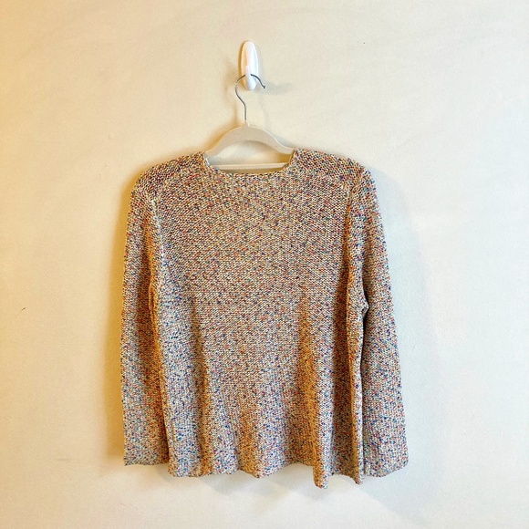 ZARA Rainbow Colored Oversized Boho Sweater Y2K Comfy Size S - Picture 8 of 10